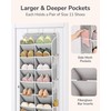 ULG Over The Door Shoe Organizer for Closet Fit 24-32