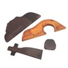 Wooden Tomb Cross Decor Empty Tomb Easter Decor for Home
