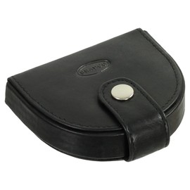 Branco Leather Men's Soft Cowhide Coin Purse, black, Modern
