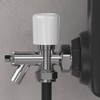 Vancoco Radiator Valve (Pair) - Angled Brass Radiator Valves with