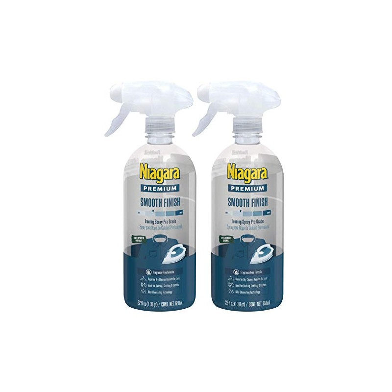 NIAGARA Spray Starch (22 Oz, 2 Pack) Trigger Pump Liquid