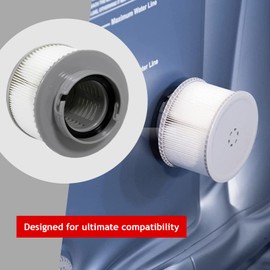 SPARES2GO Filter Cartridge for MSpa Exotic Tuscany Alpine Nest Silver Cloud Tekapo Aurora Hot Tub (Pack of 4)