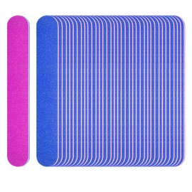 Vesaneae 100 PCS Double Sided Nail File Set, 100/240 Grit Reusable Emery Board, Manicure Nail Care Tools for Home and Salon Use