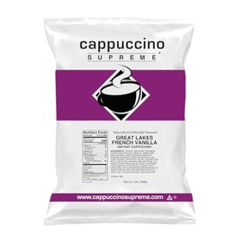Cappuccino Supreme Great Lakes French Vanilla 2 lb bag Instant Cappuccino Mix