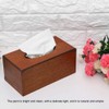 Facial Tissue Box Covers Decorative Walnut Wood Tissue Box Holder