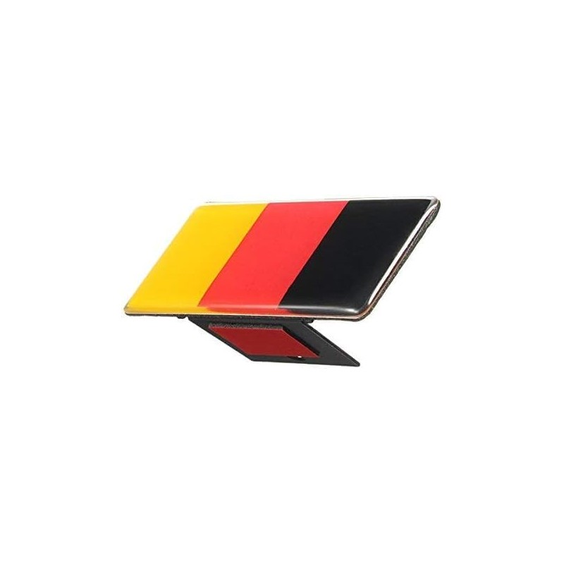 MOMOALA Aluminium German Germany Flag Badge Grille Emblem Car Sticker