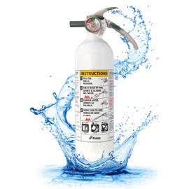 Kidde Mariner 110 Marine Fire Extinguisher for Boats, 1-A:10-B:C, 3.9 Lbs., Coast Guard Approved, Strap Bracket (Included), White