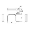 因幡電工 フリーコーナーサドル SF用サドル SFS-77