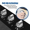 WFhuaye Silver Gas Range Knob Set (4-Pack) - Compatible with