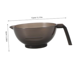 Ipetboom DIY Hair Dye Mixing Bowl Large Capacity Hair Coloring Bowl Smooth Edges for Salon Home Use