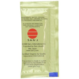 San J Organic Wheat Free Tamari Soy Sauce Gold Label Travel Packs, 200-Count Packages