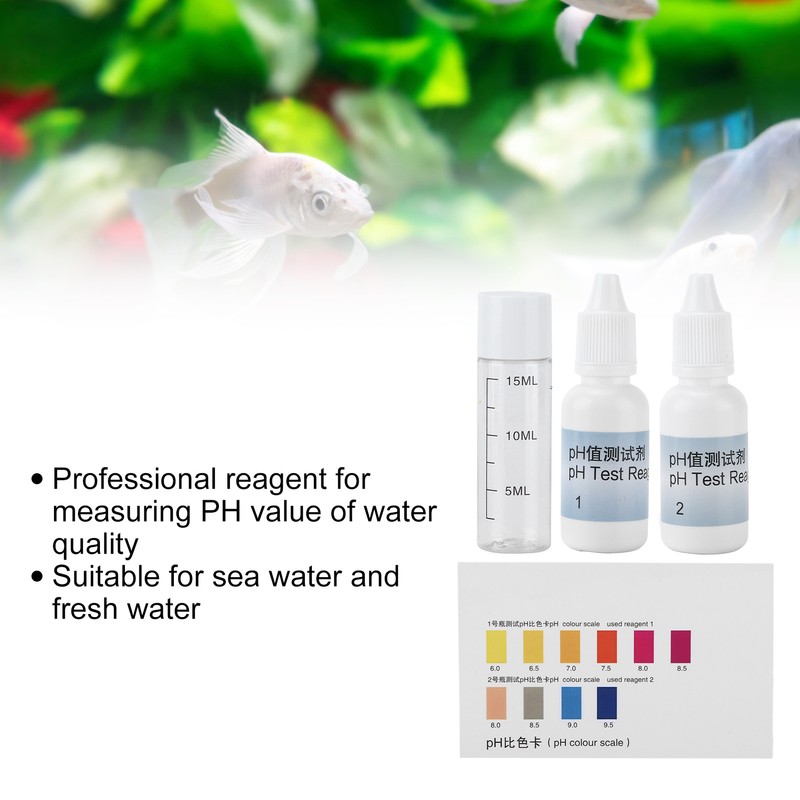 PH Value Test Agent Aquarium Fish Tank Water Quality PH