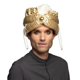 Boland 81036 Hat Sultan Prince Headpiece for Adults, Festival, Carnival, Fancy Dress, Theme Party, 1001 Night