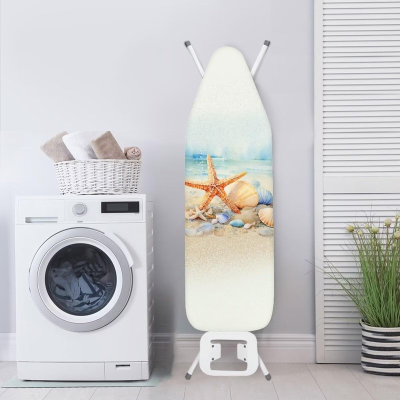 Psesaysky Beach Starfish Ironing Board Cover Resist Scorching Extra Wide