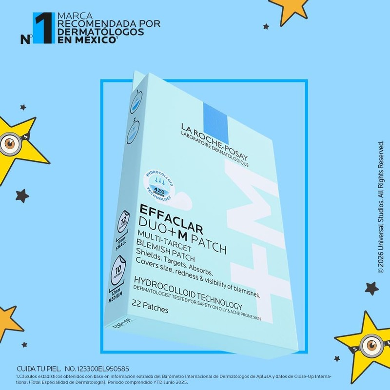 La Roche-Posay Effaclar Duo + M Patches Parches Multiacción, antimperfecciones