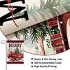 Artofy Merry Christmas Red Truck Small Decorative Garden Flag, Xmas