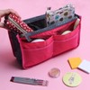 Double zipper inner bag cosmetic pouch bag travel accessory bag / 더블 지퍼 이너백 화장품 파우치 가방 여행 보조백