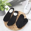 Skicuff 6 Pairs Insole Socks Charcoal Women Socks for Inserts