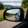 3 x Faith Over Fear Decal, Rear View Mirror Decal,