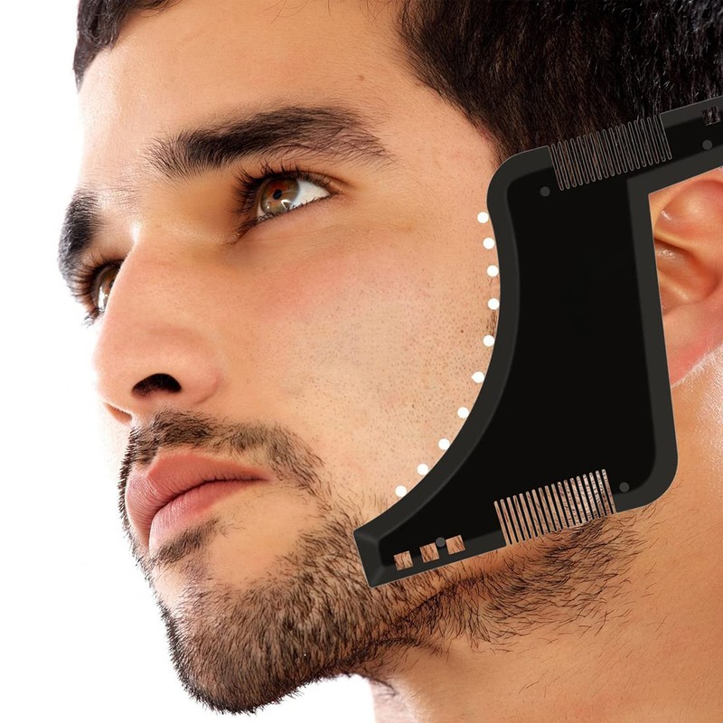 Beard Stencil, 2 Pieces Beard Stencil Beard Comb Beard Care