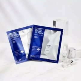 Iope 아이오페 레티놀 세럼 인 겔 마스크 30g 1매+증 정용 1매 총2매 IOPE Retinol Serum in Gel Mask 30g 1 sheet + Bonus 1 sheet Total 2 sheets