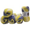 5 x 100 g YarnArt Angora Active Knitting Wool Multicoloured