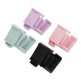 Hair Clipper Guards with Positioning Comb 4 Colors Nozzle Guide Comb Removing Split Ends Hair Clipper Guards Accessories