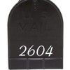 RED - House or Mailbox Numbers - 6" Tall -