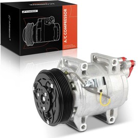 A-Premium A/C Compressor with Clutch Compatible with Volvo XC90 2003-2006, S60 2001-2009, XC70 2003-2007, S80 1999-2006, V70 2001-2007