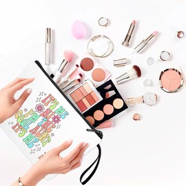 Fullrainbow Aunt Gifts Funny Makeup Bag for Aunt Funny Mother's Day Gift for Aunt Ideal Gifts for Aunt Cosmetic Bag Ideas Aunt Gifts Auntie Gift Ideas Birthday Gifts (Aunt Gits)