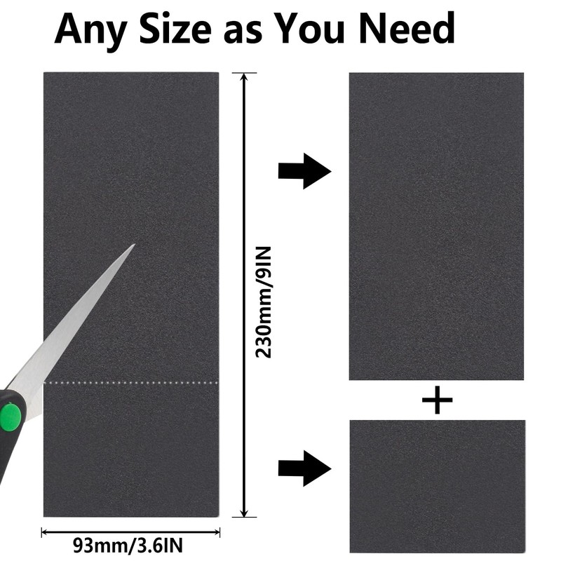 Necosthua 30PCS 150 Grit Sandpaper, 9 x 3.6 Inch Wet