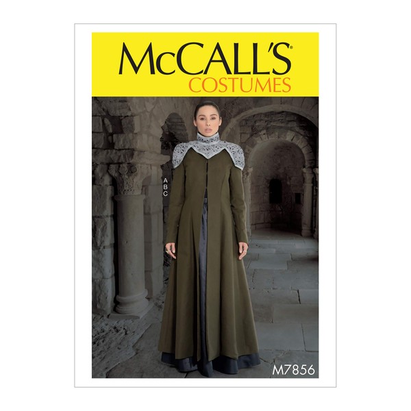 McCall Pattern McCall's Women's Fantasy Coat, Capelet, and Skirt Cosplay