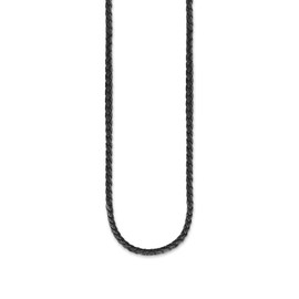 Thomas Sabo X0244-134-11 leather necklace for charms, black, Silver