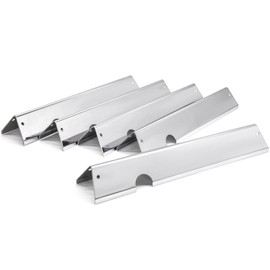Adviace 66032/66795 Flavorizer Bars for Weber GS4 Genesis II 300, Genesis II E-310, II S-335, II E-335, II S-310, II SE-335, II LX S/E-340, Stainless Steel Heat Plates for Weber Genesis 2 Grill Parts.