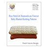 Peach Unicorn Designs Knitting Patterns for Baby Blankets x 2,