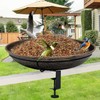 OUISJYER Deck Mounted Bird Bath, Easy to Clean12 Detachable Bath