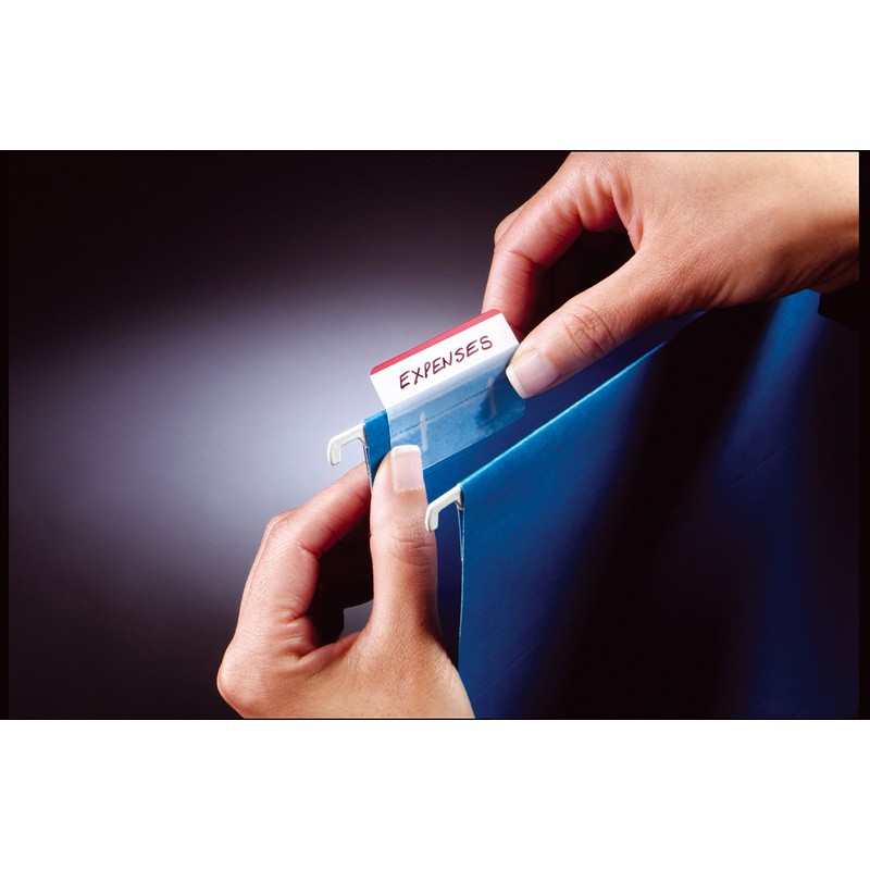 Post-It 686F-1 Index Strong Flat Filing Tabs, Blue/Green/Yellow/Red (6 of