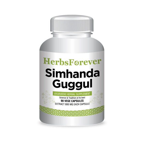 HerbsForever Simhanada Guggul Capsules – Ayurvedic Traditional Formulation – Joint Health Supplement - 90 Vege Capsules