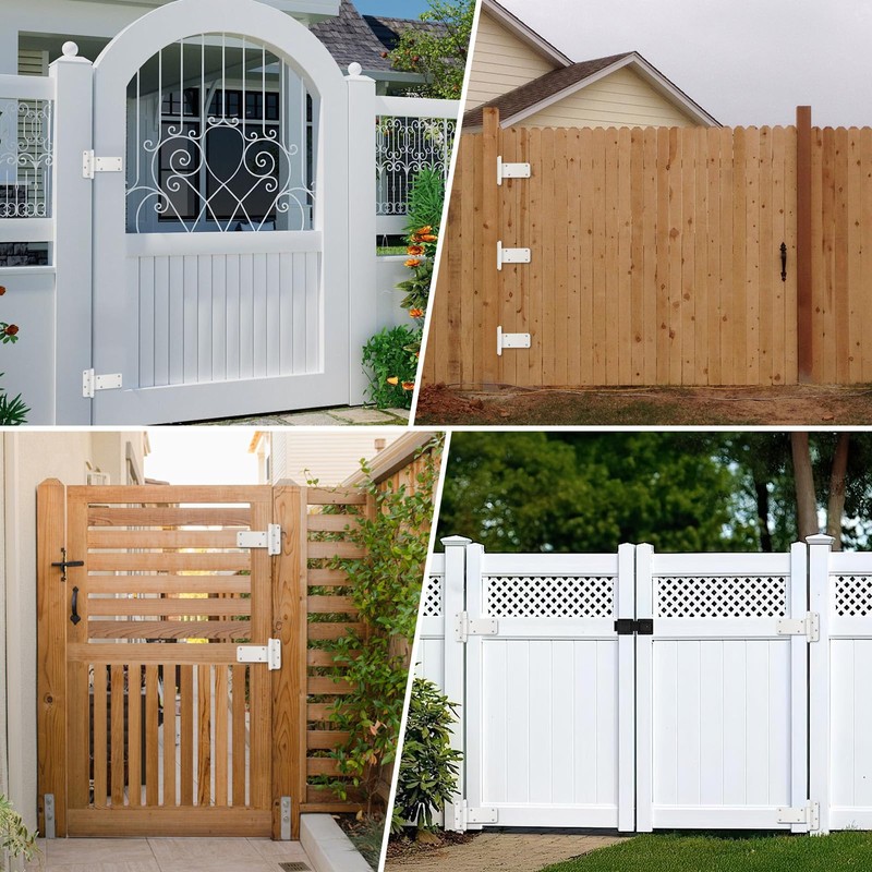 4 Pack 6" Door Hinges,280 Lbs Capacity Heavy Duty Gate