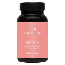 Womens Multivitamins & Minerals with Hyaluronic Acid & Biotin | 26 Essential Vitamins, Minerals & Botanicals | Optimal Dosages | Vegan & Gluten Free | No Synthetic fillers | 60 Caps | Her Essentials