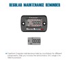 Runleader Digital Wireless Hour Meter, Vibration Activated, Maintenance Reminder, Resettable