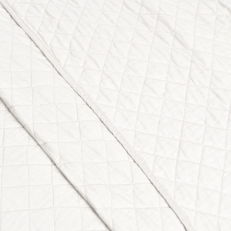 Lush Decor Ava Quilt Diamond Pattern Solid 2 Piece Oversized