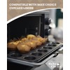 Bake Choice Mini Muffin Pan includes 200 Natural Cupcake Liners,