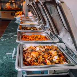 Kerafactum 1 x fuel paste container, burning container made of stainless steel, fuel box for fuel paste, holder for burning paste for fondue food warmer or chafing dish, accessories, 2 pieces