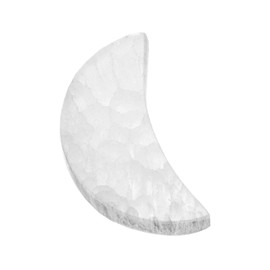 NKlaus Selenite Moon Plate 6.5 x 3.5 cm - Small Moon-Shaped Selenite Plate for Meditation, Healing Stones and Spiritual Decoration, Handmade for Energetic Cleaning and Harmonisation of Rooms 16382
