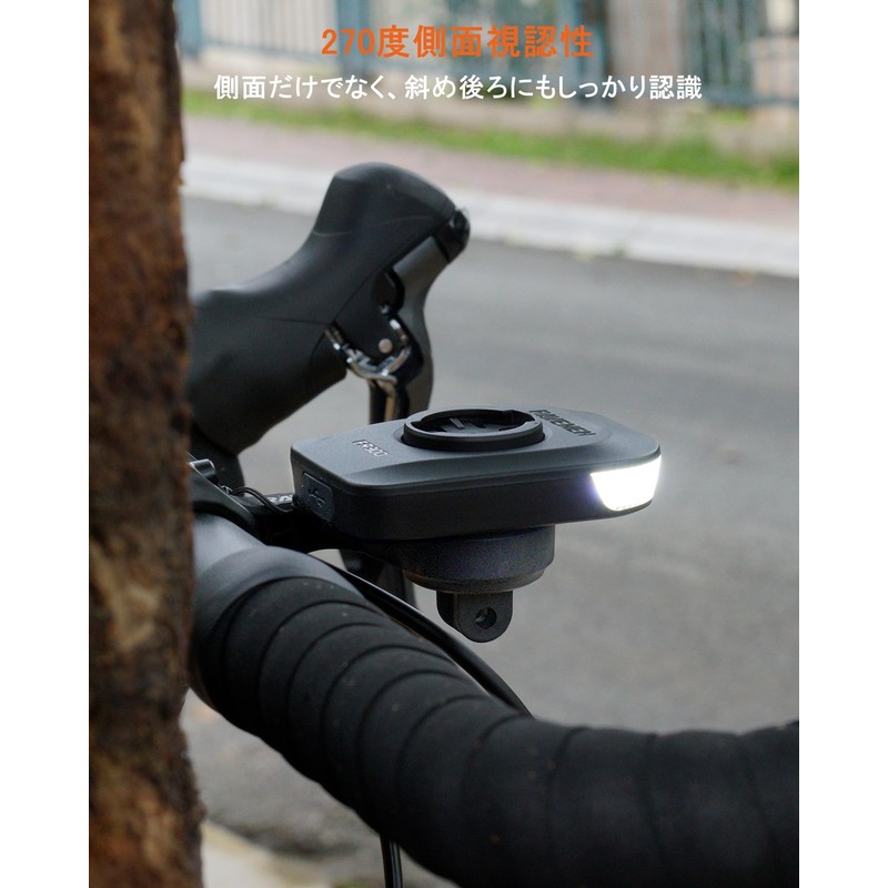 RAVEMEN FR300 Front Light,Bicycle Light,Road Bike Light,IPX6 Cyclocomputers Light,300 Lumens,