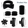 Set Spoottool de 16 piezas en negro: diadema, muñequeras, 3