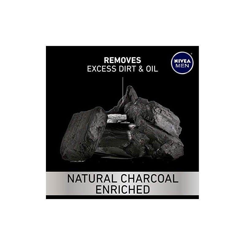 NIVEA Men DEEP Cleansing Beard & Face Wash - With