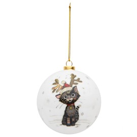 Lesser & Pavey Christmas Tree Baubles | Christmas Tree Decorations For All Types Of Trees | Kitten Antlers Christmas Decorations For Home or Office - Bug Art