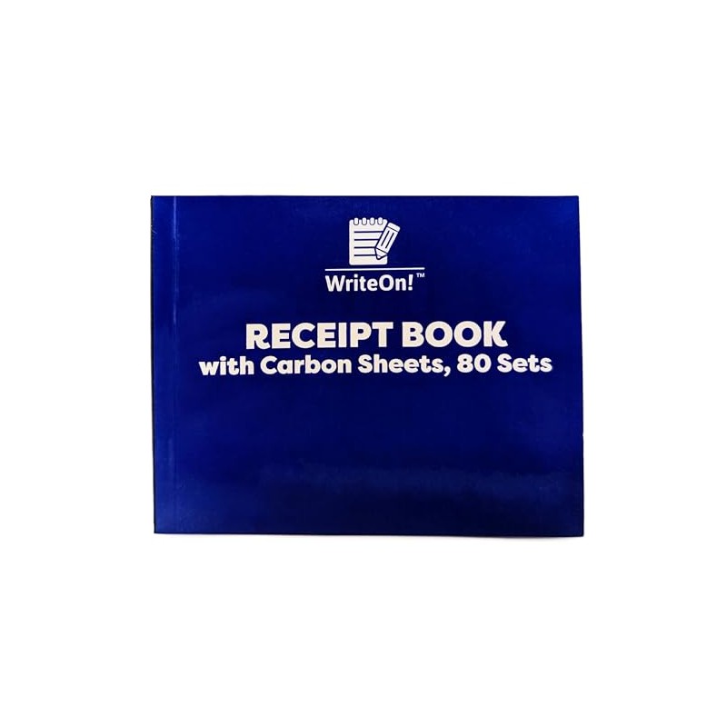 A6 Receipt Book with Carbon Sheets - Half Size 1-80